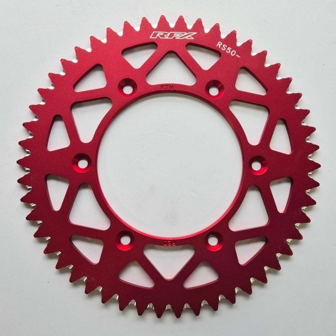 RFX Pro Series Elite 48T REAR Sprocket - Gas Gas MC/MC-F 125-450 21-26 (Red)