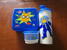 Tupperware Arthur In Space Lunch Set Tumbler, Snack Cup and Sandwich Keeper 