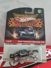 Hot Wheels Drag Strip Demons #1/30 Snake Prudhomme's Black Snake 'Cuda