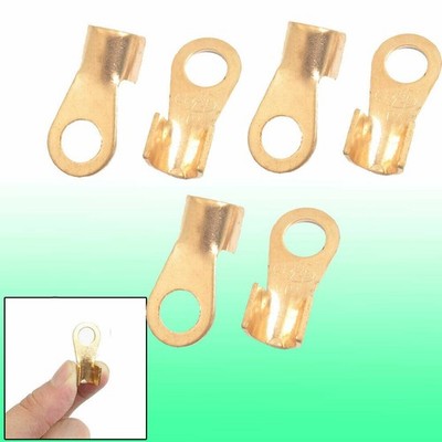 60A 9.5mm Open Cable Connector Tongue   Passing Through Terminals 5 Pcs KD #md