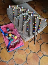 Vintage Croquet Forster 6-Player Set With Bag, AS IS CONDITION Ready To Ship.