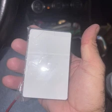 100pcs 0.45mm Metal Business Cards Blank Al  Name Cards White 