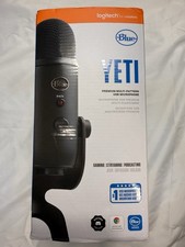Logitech Blue Yeti USB Microphone  Multi-Pattern  Streaming Podcast Gaming