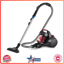 Lightweight Bagless Canister Vacuum cleaner/ indoor Carpets pet hair Hard Floors