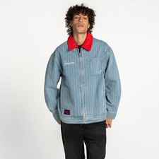 Unisex The Wild Collective  Denim Indiana Fever Conductor Full-Zip Jacket