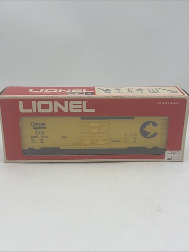 Lionel Chessie Box Car 6-9740 Amarillo Calibre O Modelo Tren Chessie Sistema C&O De Colección | Zustand: Used