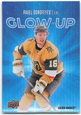 2025-26 Upper Deck Series 2 Glow Up #GU-22 Pavel Dorofeyev Vegas Golden Knights