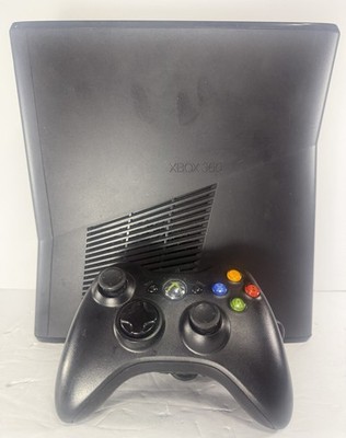 Microsoft Xbox 360 Slim Console Model 1439 4GB + Controller & Cables - Working