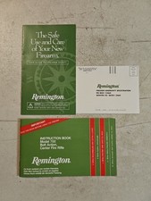 Original 1998 Remington Model 700 Bolt Action Center Fire Rifle Instruction Book