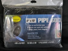 NDS Pipe Sock 4" x 10 Ft LSS410 keeps pipes from clogging