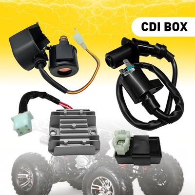 50cc-150cc CDI Ignition Coil Voltage Regulator Kit For GY6 Scooter Moped ATV