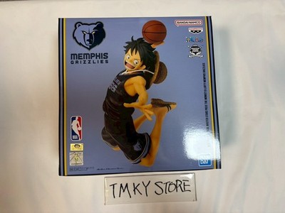 Set of 2 ONE PIECE x NBA MONKEY D.LUFFY & CHOPPER's PLUSH MEMPHIS