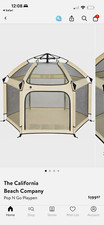 The California Beach Co Pop N Go Portable Pop-Up Playpen Infant/Toddler PINK