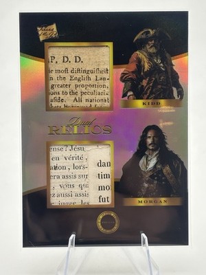 Pieces of the Past Pirates Edition 2025 Captain Kidd Sir Henry Morgan Relic #673