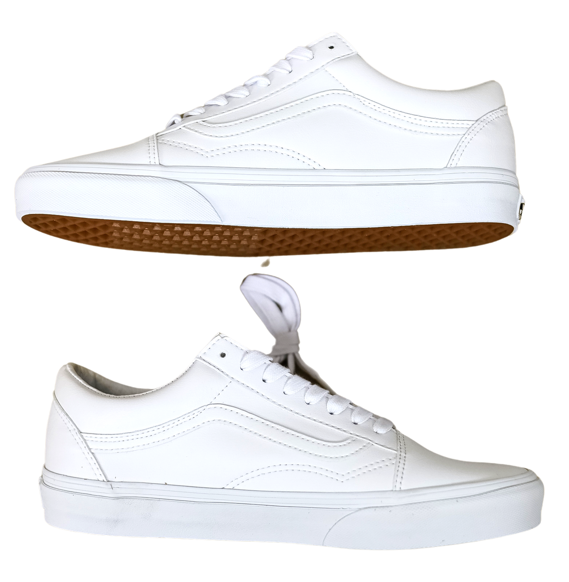 Size 8.5M 10W VANS Old Skool Classic Tumble True White VN0A38G1ODJ