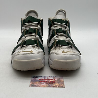 Size 10 - Nike Air More Uptempo QS Atlanta Green Gold White