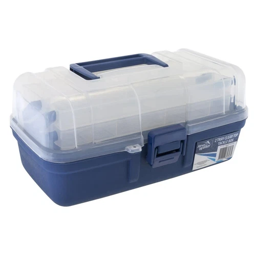 Jarvis Walker Ctb2000 2 Tray Fishing Tackle Storage Box Tool Box Free shipping