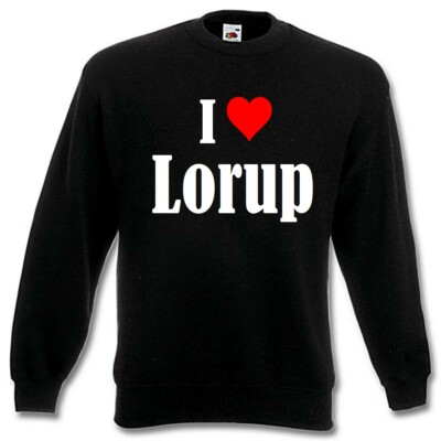 Sweatshirt Sweater I Love Lorup für Damen Herren und Kinder versch. Farben