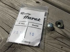 SACHS HURET 753 DERAILLEUR CAP NUT VINTAGE  BIKE BICYCLE NOS FRANCE PN 753 QTY 2