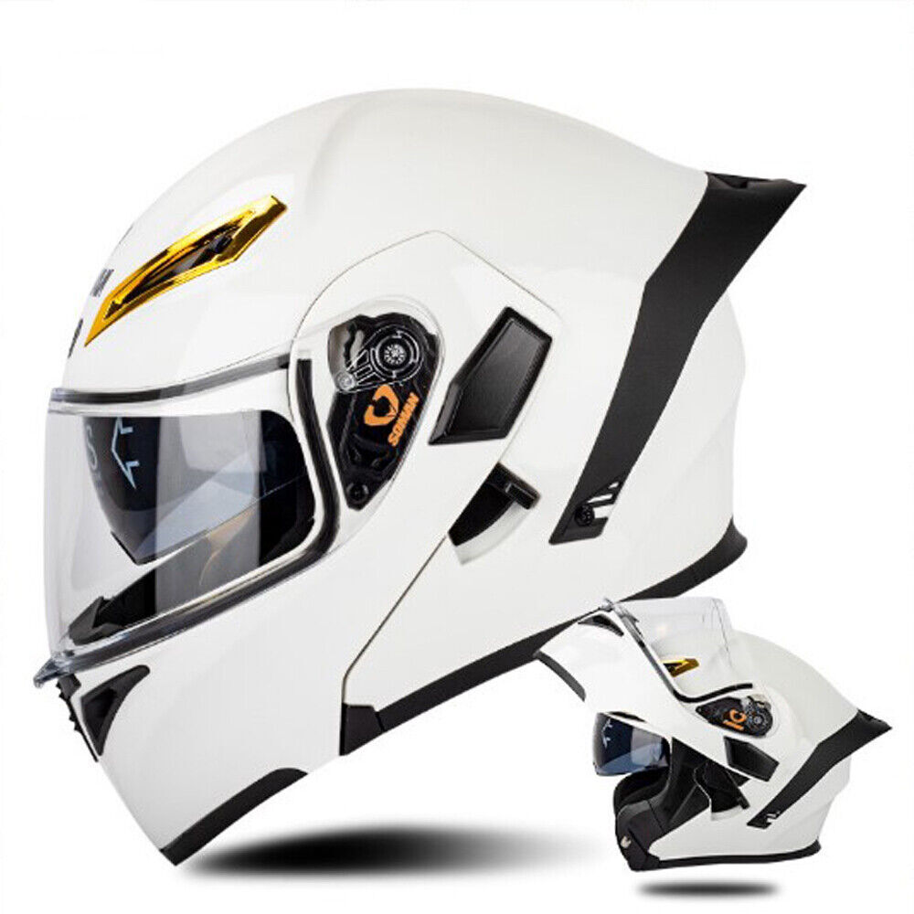 Street Racing Helmets DOT Flip Up Helmet Motorcycle Full Face Street Racing Helmets | eBay