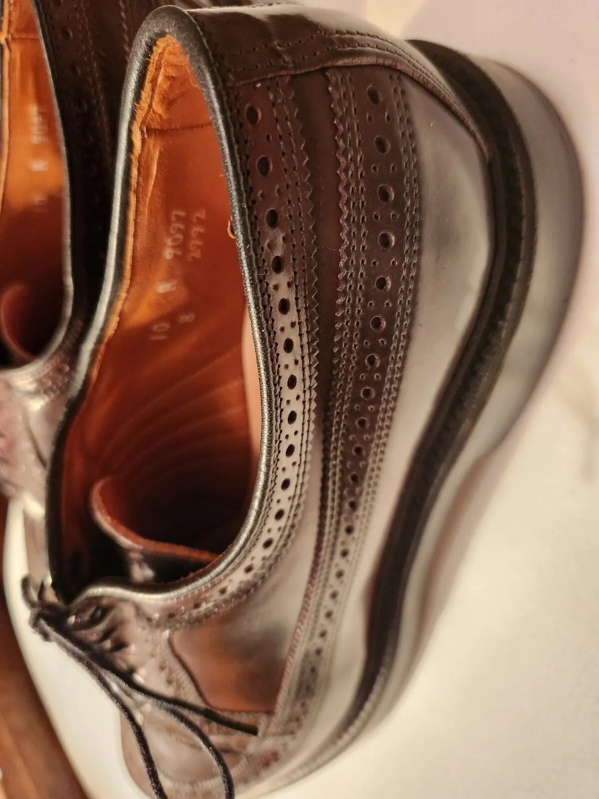 ALLEN EDMONDS SHELL CORDOVAN MacNeil Burgundy Blu… - image 8