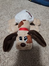 POUND PUPPIES 2019 HASBRO DOG DIAPER TAN BROWN SPOTS EARS NEWBORN 8" PLUSH DOLL