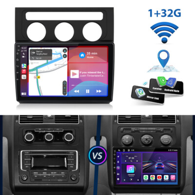 Für VW Touran 1T1 1T2 1T3 2003-2010 Android 13 Autoradio GPS NAVI Carplay 1+32G 