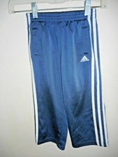 ADIDAS BOY ATHLETIC PANTS-Size 4 Charcoal Gray-Pockets