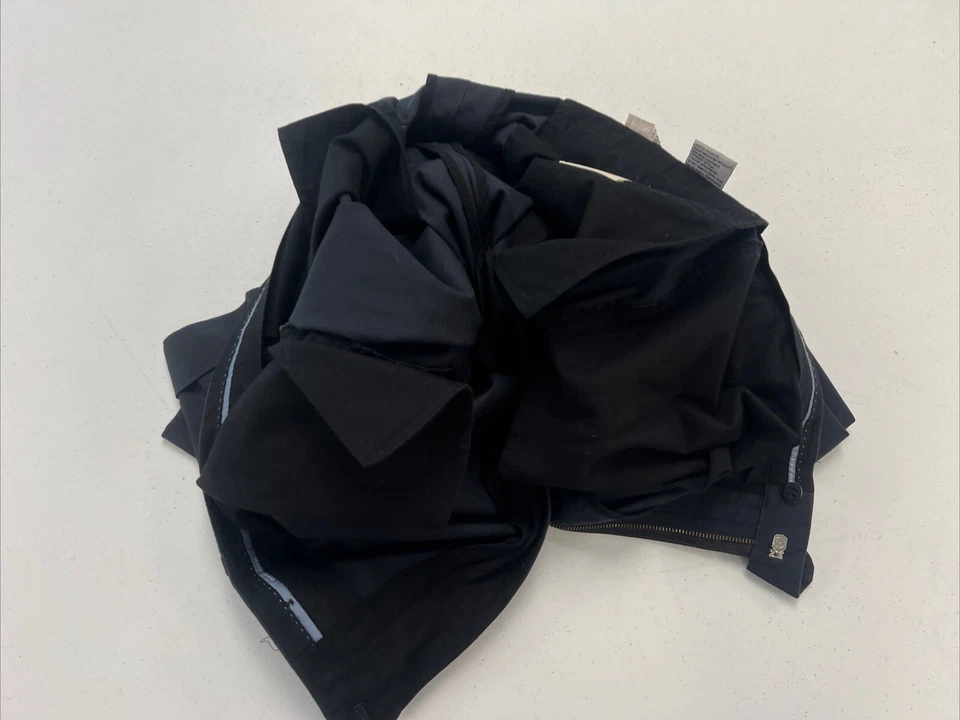 Hiltl Men's Navy Blue Cotton Blend Khaki Pants 36X32 $295 - Image 4 of 4