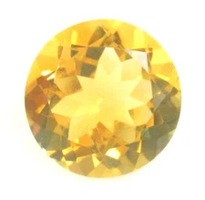 CITRINE GEM ROUND CUT YELLOW GOLDEN NATURAL LOOSE FACETED NICE SMALL 3mm AA STUD