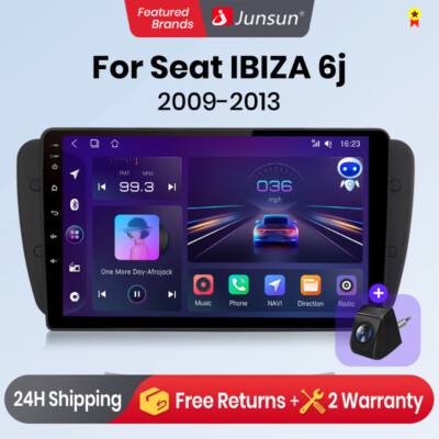 Android 13 Carplay Autoradio rückfahr kamera Für SEAT IBIZA 6j 2009-2013 2G+32G