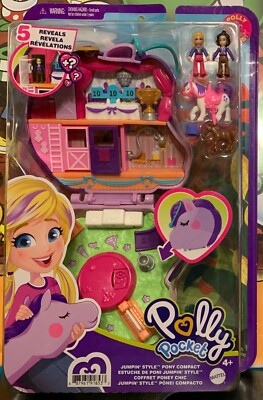 Polly Pocket Jumpin' Style Pony Compact Mattel 2020 NIB