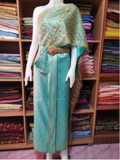 1Set Thai Traditional Sabai Skirt Accessories Wedding Dance Dress Bridesmaid