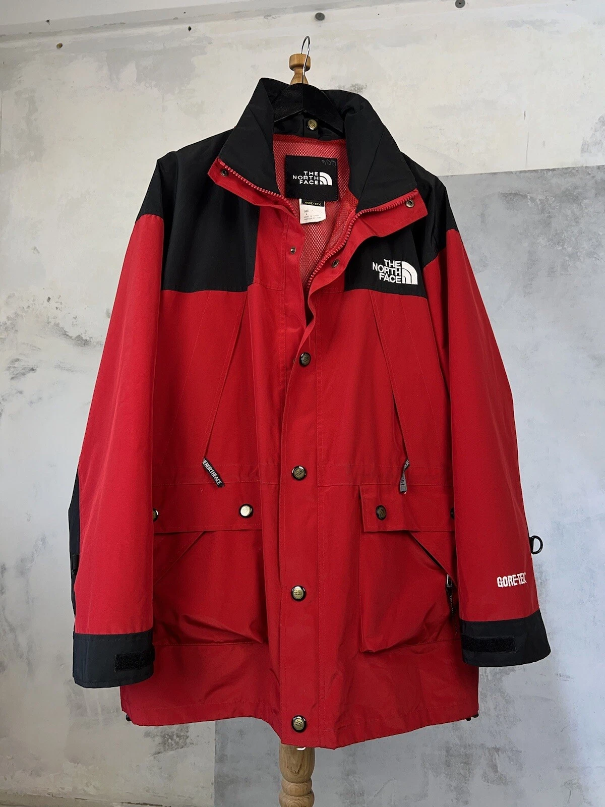 Vintage The North Face Red Gore Tex Jacket Size L - XL