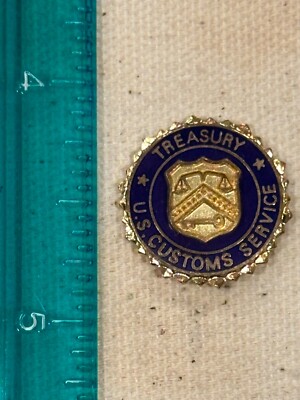 EXTREMELY RARE US CUSTOMS SERVICE SPECIAL AGENT PIN FROM AROUND 1996 DEA FBI