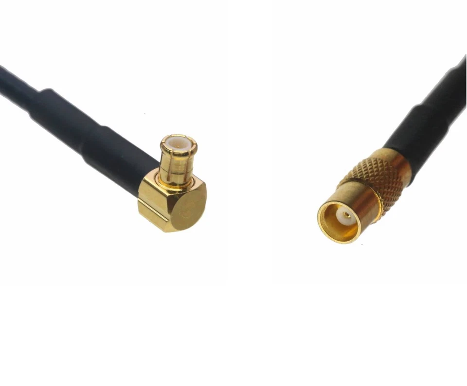 MCX Male Right Angle to MCX Female 0.5~15FT Coaxial Cable For Antenna Radio wifi - Image 4 of 4