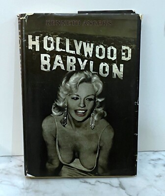 HOLLYWOOD BABYLON - BY KENNETH ANGER - 1975 - HARDCOVER - STRAIGHT ARROW BOOKS
