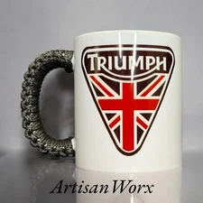 Triumph Union Jack Paracord Mug