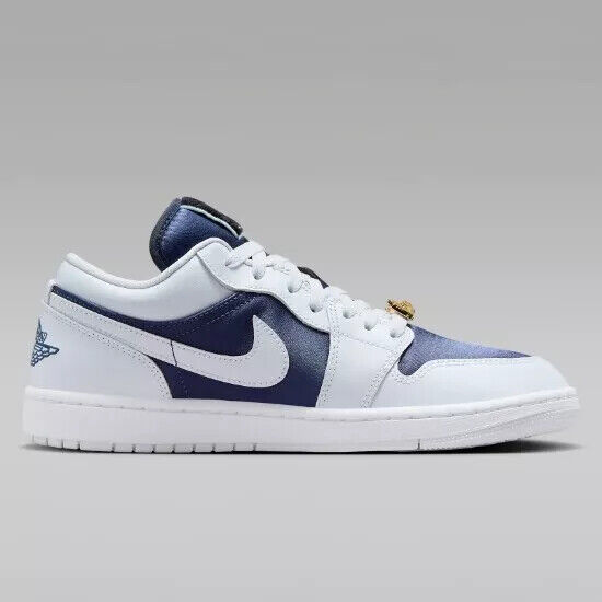 Nike WMNS Air Jordan 1 Low SE Grey Midnight Navy FZ8778-044 Nike WMNS Air Jordan 1 Low SE Grey Midnight Navy FZ8778-044