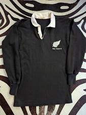 Vintage 1980's All Blacks New Zealand Rugby Jersey Shirt 87 World Cup Rare