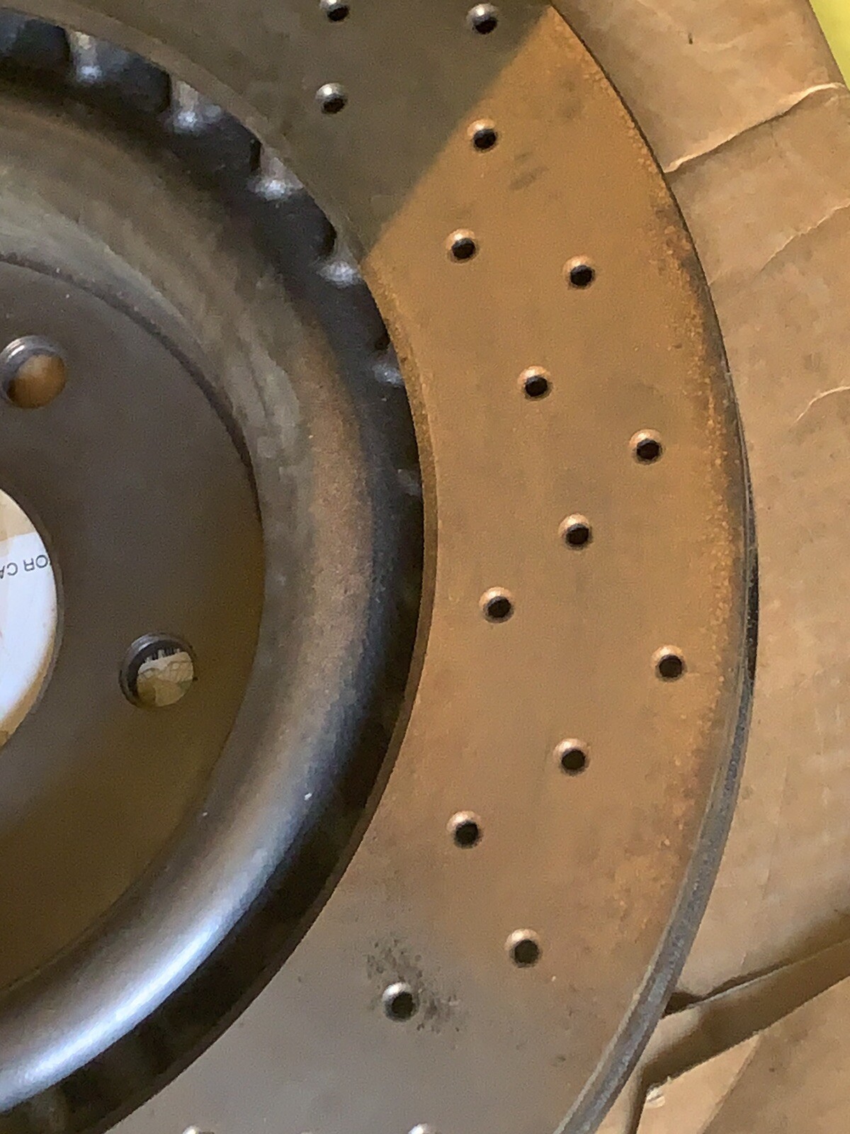 Aston Martin DB7 ventilated front Disc Rotor one piece Genuine  28123818AA