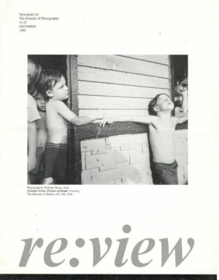 re:view THE FRIENDS OF PHOTOGRAPHY - newsletter 1988 December