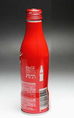Mt Fuji Coca Cola Bottle Sakasa Fuji Yamanashi Edition NEW Full