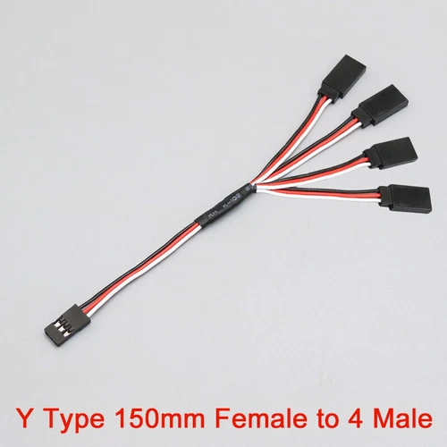 100mm-600mm Servo Verlängerung Stecker Buchse Leitung Stecker RC Kabel Splitter - Picture 22 of 31