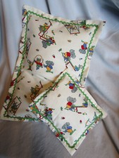 ❤Puppenbettwäsche❤PuppenwagenGarnitur KINDERMOTIV❤Handmade JUMBO AND FRIENDS