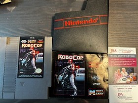 Signed Robocop Nintendo NES GAME Peter Weller USA NTSC Format Official JSA