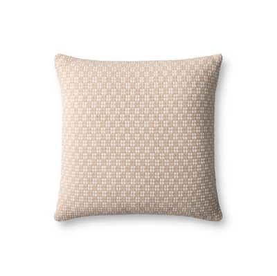 ll II Pillow, Ivory/Wheat