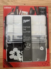 SC Johnson Ziploc Reusable Makeup & Accessory Bags Chic Collection