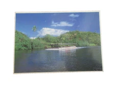 The Wailua River Cruise On a Smith Boat Unposted Postcard 6" x 4"