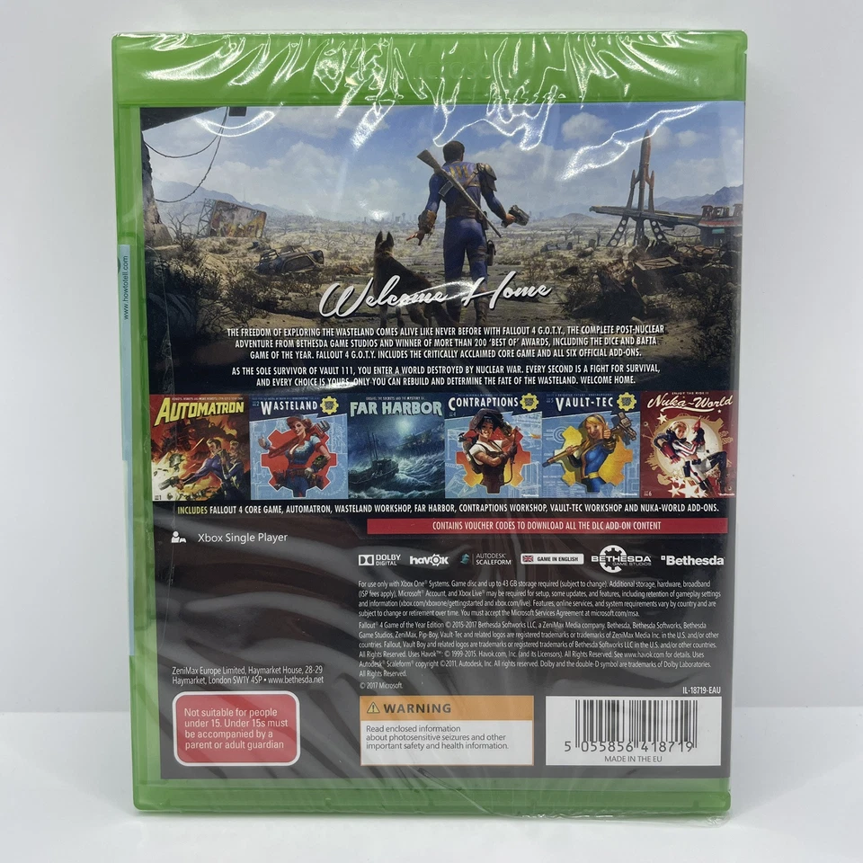 Fallout 4: Game Of The Year Edition with Add Ons - Xbox One Sealed - Image 2 of 4